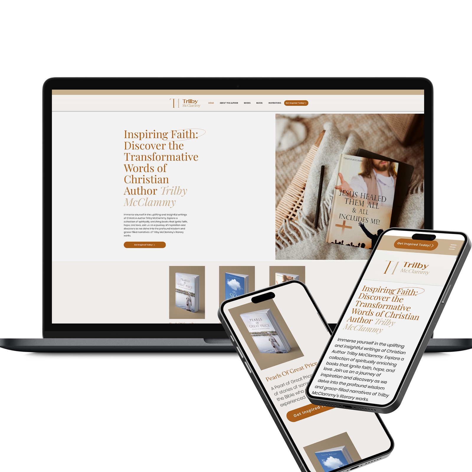 Trilby McClammy Personal Brand Durham NC website design by Bull City Creative