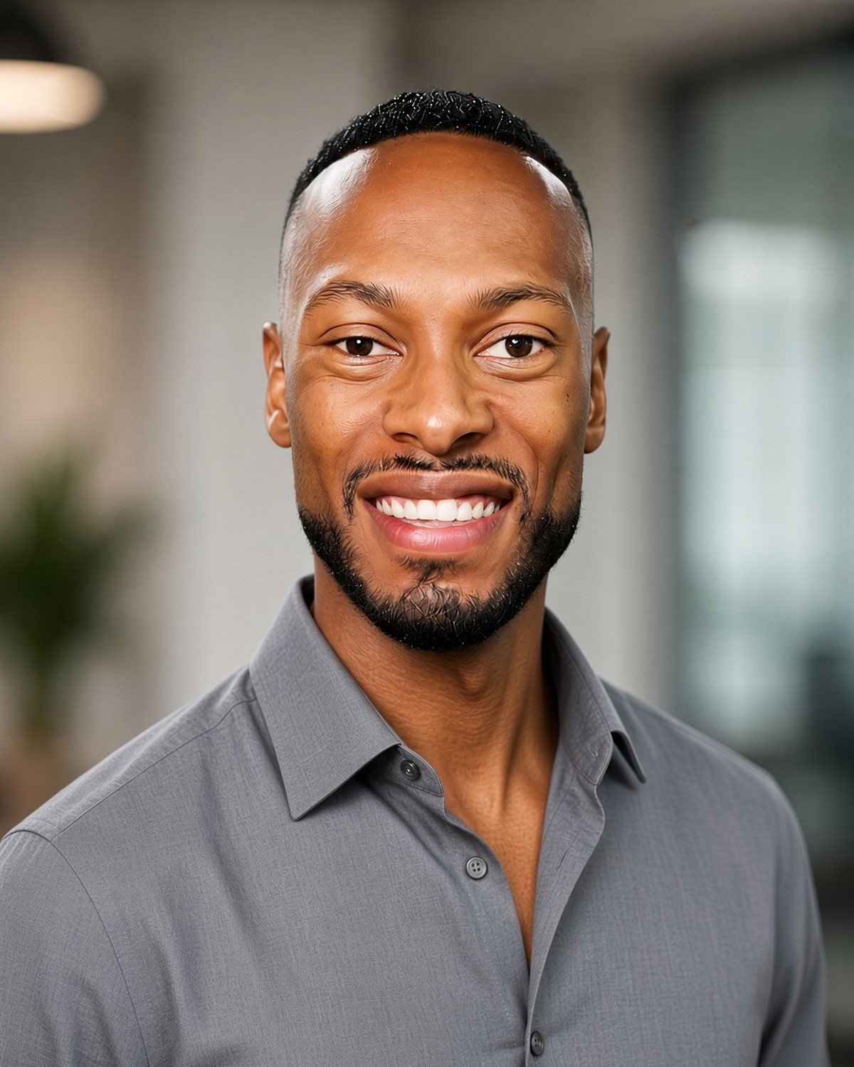 Ezekiel Taylor in the office